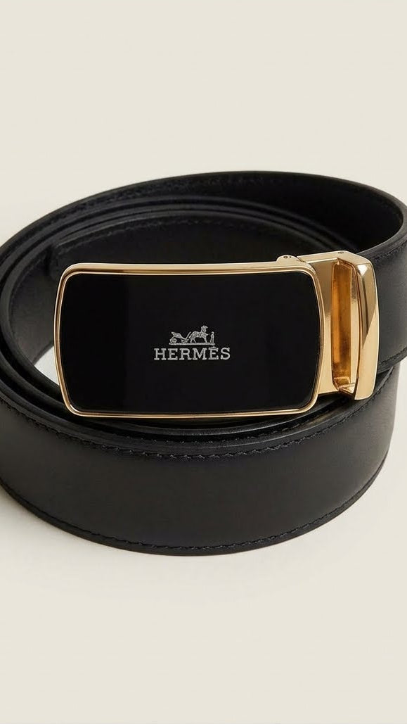 Smooth Premium Belt – Signature Buckle