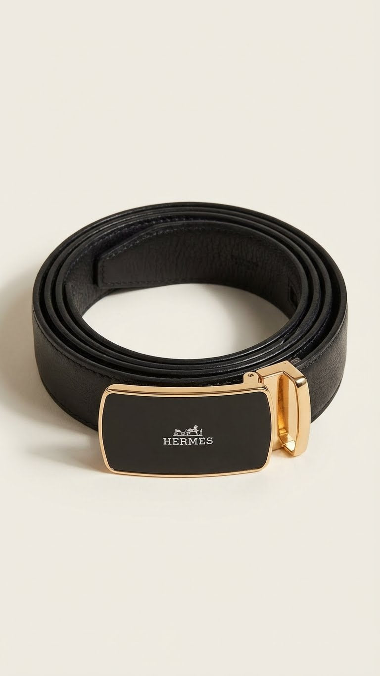 Smooth Premium Belt – Signature Buckle
